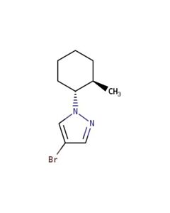 Astatech 4-BROMO-1-((1R,2R)-2-METHYLCYCLOHEXYL)-1H-PYRAZOLE; 5G; Purity 95%; MDL-MFCD32661516